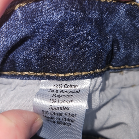 SO Blue Distressed Jean Shorts - Picture 3 of 7